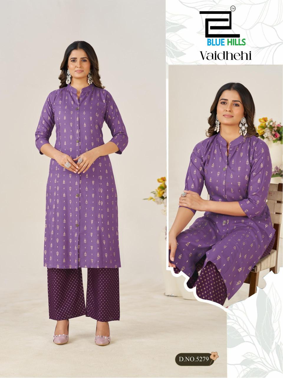 Blue hills vaidhehi princess cut kurtis wholesale